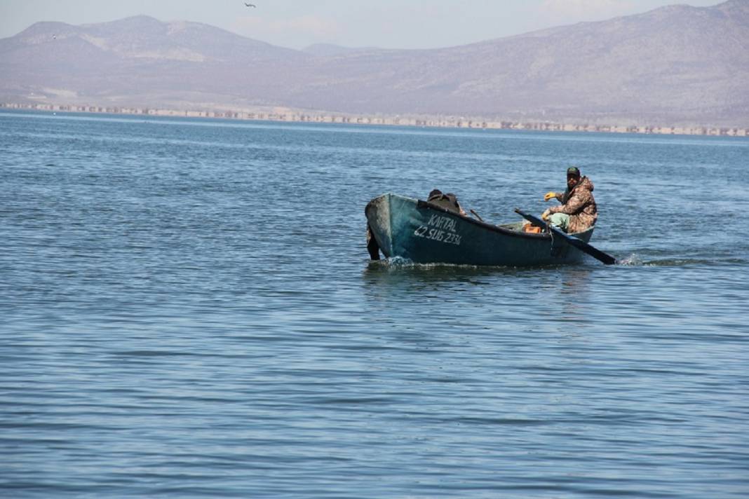 Konya'da yağışlar meyvesini veriyor: Balıkçıların ağları doldu 5